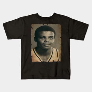 Young Charles Barkley Vintage Kids T-Shirt